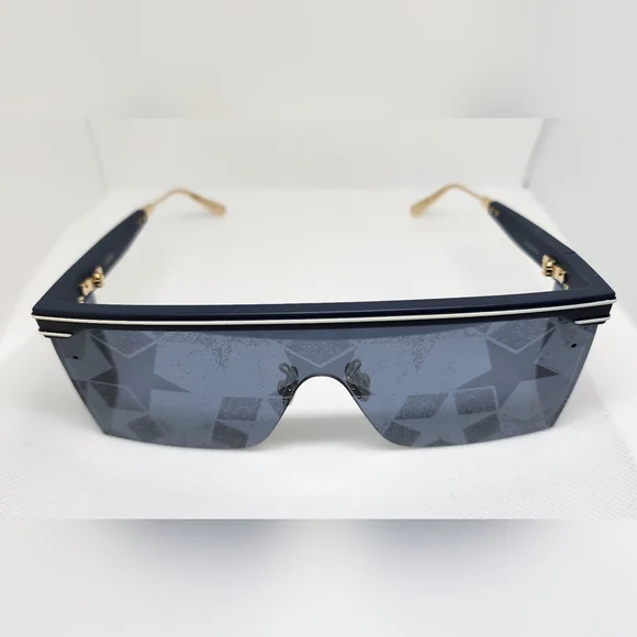 Christian Dior Blue Star Pattern Sunglasses